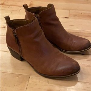 Lucky Brand Brown Basel Booties